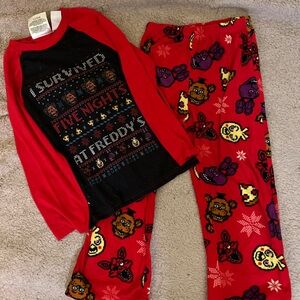 Kids Pajamas - Five Nights at Freddy’s Red and Black Child 6